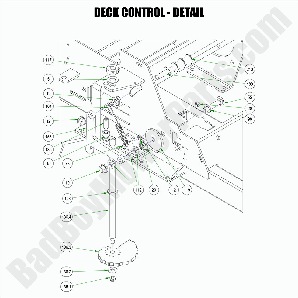 2022 Rebel Deck Control - Detail